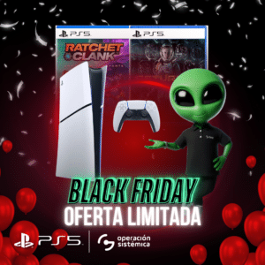 Consola PS5 HW 2015 Paquete Digital Latinoamérica + 2 Juegos (Digitales): -Returnal y -Ratchet & Clank: Rift Apart