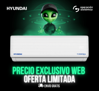 12.000 BTU 110V R410A -Aire Acondicionado Hyundai Inverter -HY12K141IVGF