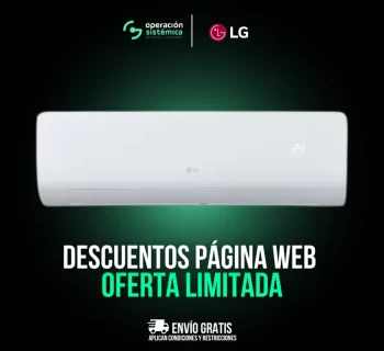 Aire Acondicionado LG Convencional 18000 BTU 220V R410A -O182H1