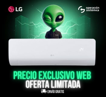 Aire Acondicionado LG Convencional 18000 BTU 220V R410A -O182H1