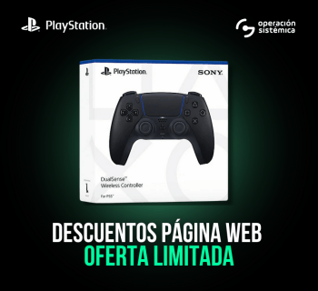 Disfruta de tus juegos con el Control para PS5 dualsense, solo en operación sistémica.