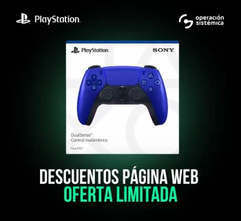 Disfruta del Control para PS5 Dualsense Azul Cobalto - Latam al mejor precio.