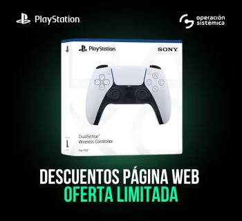 Disfruta del Control para PS5 Dualsense Blanco - Latam. al mejor precio, solo en operación sistémica.