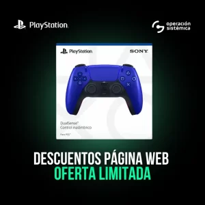 Control para Azul Cobalto para PS5 con promoción especial en Operación Sistémica.