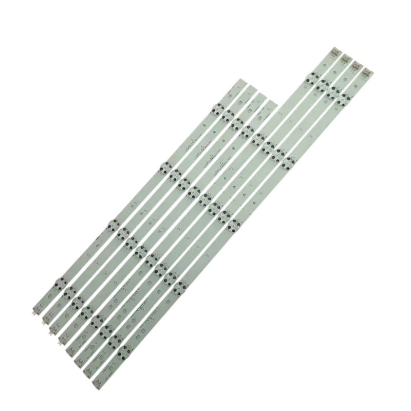 Kit de Barras LED compatible con televisores modelos 49LF510T, 49UH610T-DJ.BWCWLOR, 49UH603T-DB.AWCWLOR, 49UH603T-DB.BWCWLOR, 49UH620T y 49UF640T, optimizado para iluminación uniforme.