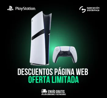 Consola PS5 PRO, al mejor precio solo en operación sistémica.