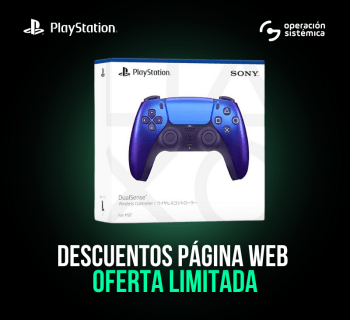 Disfruta de tus juegos con el Control para PS5 dualsense, solo en operación sistémica.