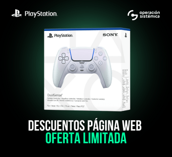 Disfruta de tus juegos con el Control para PS5 dualsense, solo en operación sistémica.