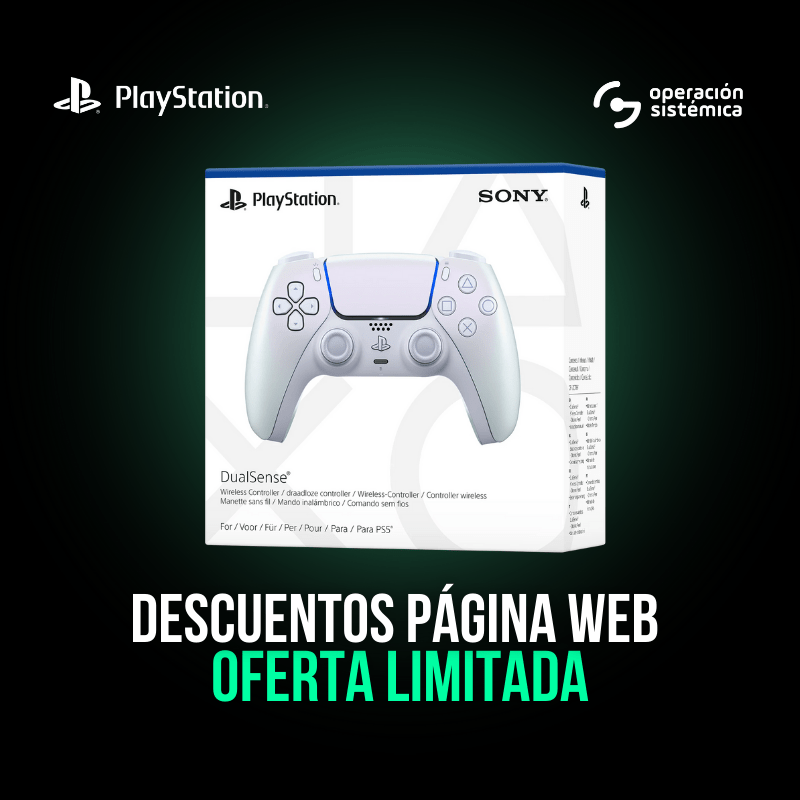 Control para PS5 Dualsense Perla Croma