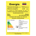 Aire Acondicionado Hisense 12000 BTU Brissa Convencional ON | OFF 110 V [AS-12CR1SGRCA00]