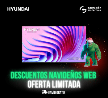 Hyundai TV 50" WebOS TV | [4K] HYLED5022W4KM | Negro | Control Mágico