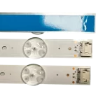 Set de barras LED para LG 43LH573T, iluminación uniforme y estructura de alta resistencia.