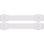 Barras LED para Samsung UN55JU6000KXZL con módulos de iluminación optimizados y conectores de ajuste preciso.