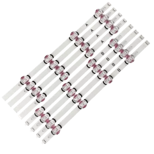 Kit de barras LED para televisores 40LF635T, 40LX340H, 40LX560H, 40LX570H, 40LX770H y 40LX774H con iluminación uniforme y alta eficiencia energética.