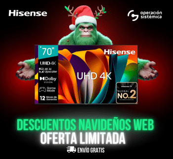 Hisense Televisor 70" Smart 70A6N OS VIDAA UHD | 4K