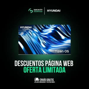 Oferta especial del televisor hyundai TV 55 pulgadas con envío gratis.