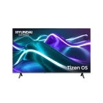 Televisor Hyundai 55 pulgadas con sistema Tizen OS y diseño moderno.