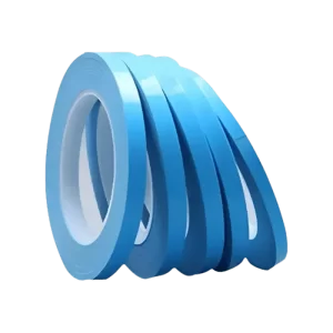 Cinta térmica Blue Tape 50 m x 10 mm, ideal para aislamiento y protección en electrónica.