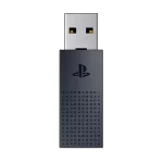 Adaptador USB PlayStation Link, vista frontal, destacando su diseño compacto y funcionalidad avanzada.