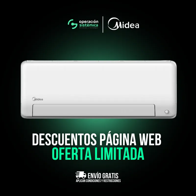 Aire Acondicionado MIDEA All Easy Pro – Oferta Exclusiva en Operación Sistémica