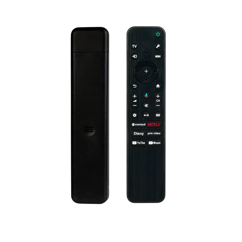 Control remoto Sony RMF-TX811U con botones de acceso directo a servicios de streaming.