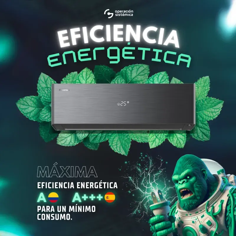 Imagen Promocional Hisense Energy Pro X Solo en Operacion Sistemica panel tactil