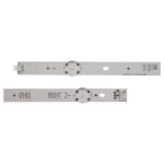 Juego de barras LED para TV LG 49LH573T con lentes ópticos de precisión.