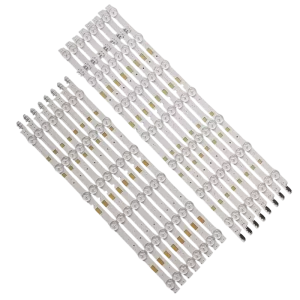 Kit de barras LED para Samsung UN50JS7200KXZL con lentes difusores.