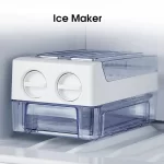 Detalle del Ice Maker en la nevera Hisense Frost 250 litros RT1N250NMD, diseñado para una fabricación de hielo sencilla y eficiente.