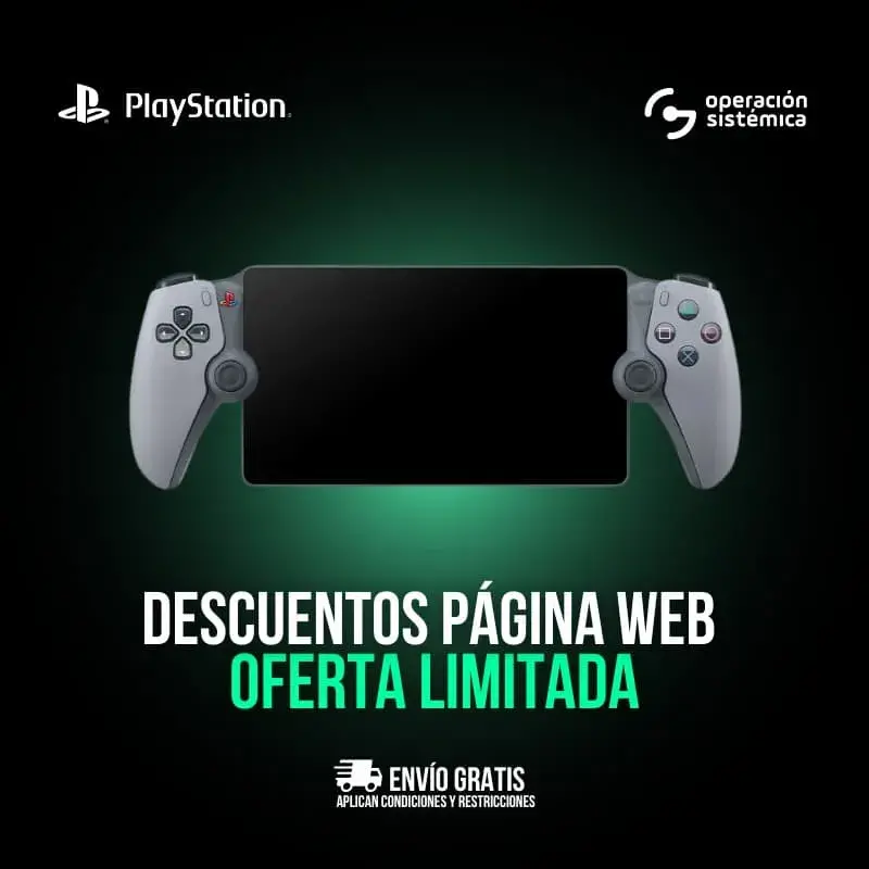 PlayStation Portal edición aniversario, resaltando diseño conmemorativo y conectividad avanzada con envío gratis.