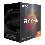 Procesador AMD Ryzen 5 5600X con disipador Wraith Stealth.