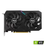 ASUS Dual RTX 3060 con branding ASUS y GeForce RTX.