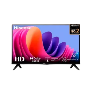 TV Hisense 32A4N HD con diseño moderno.