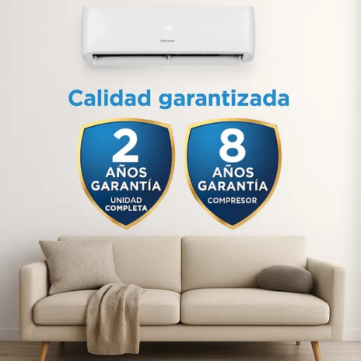 aire acondicionado hisense 12000btu garantia Control de temperatura
