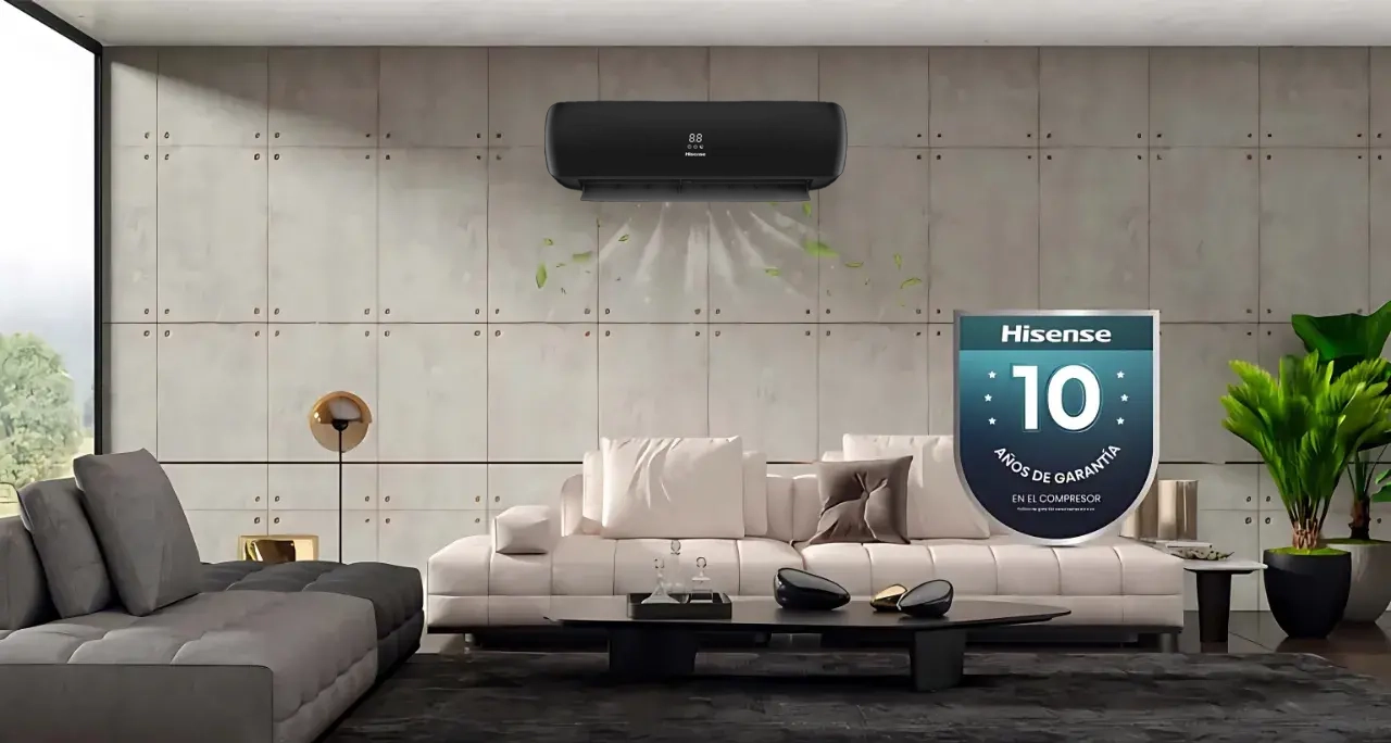 aire acondicionado hisense garantia 10 compresor multi airflow
