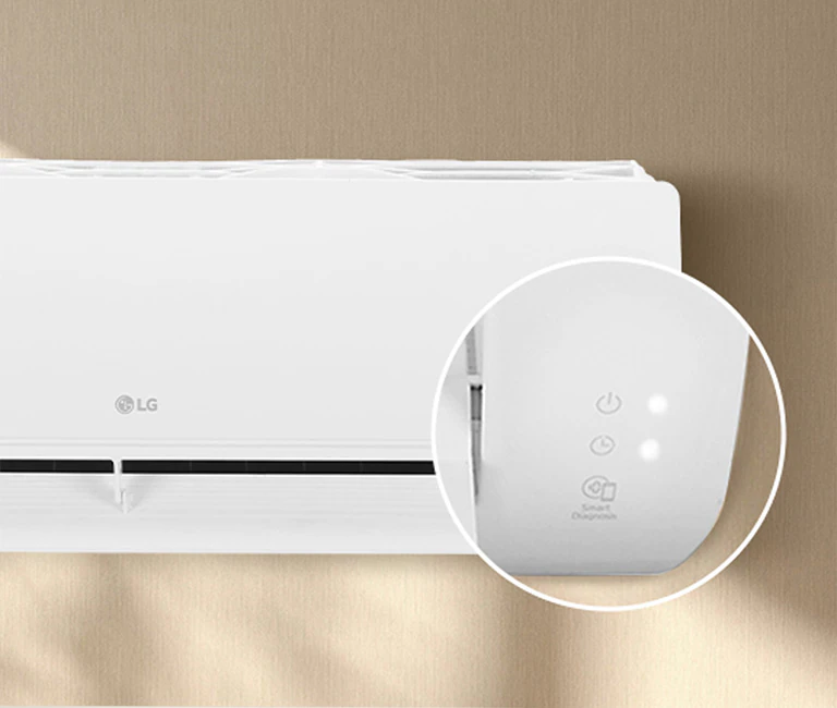 aire acondicionado lg v24win smart diagnosis Luces LED