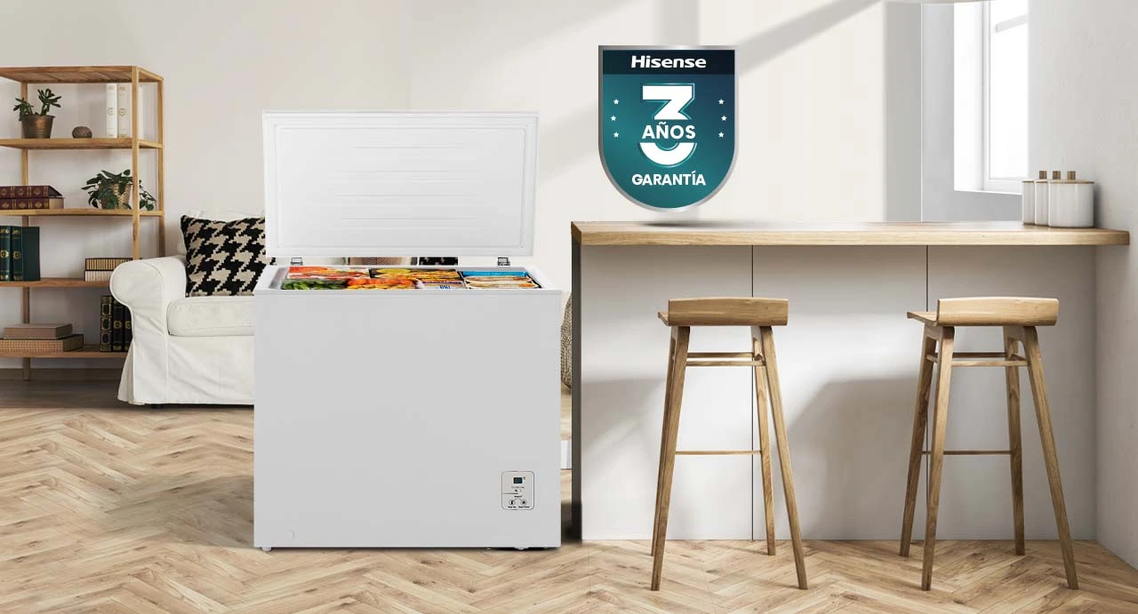 hisense bd144 congelador 3 anos garantia Control de temperatura